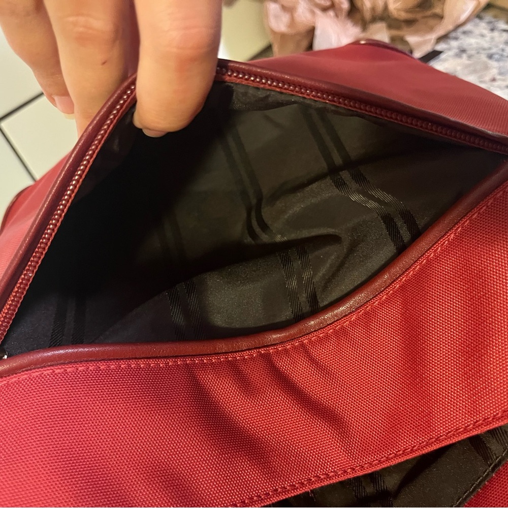 Tumi Vibrant Red Crossbody Bag - Picture 12 of 14